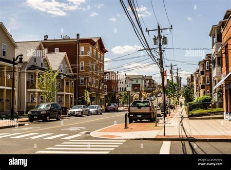 Broad Street New Britain Connecticut Usa Stock Photo Alamy