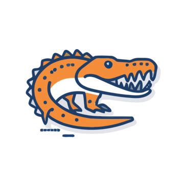 Florida Gators Logo Vector Graphic, A Lineal Icon Depicting Florida ...