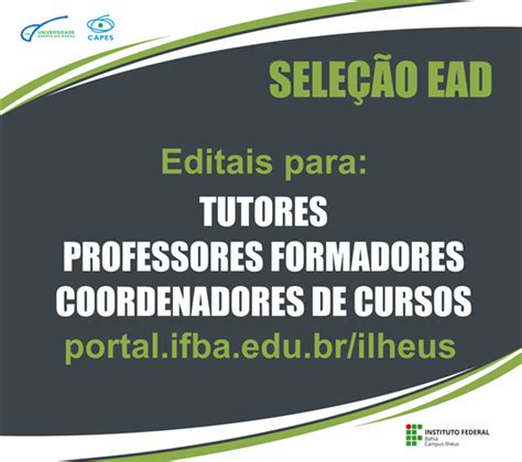 IFBA CAMPUS ILHÉUS ABRE PROCESSO SELETIVO SIMPLIFICADO ILHÉUS 24H