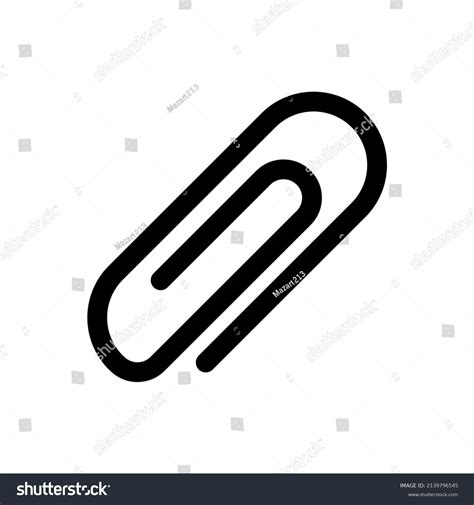 Klip Icon One Line Art Icon Stock Vector (Royalty Free) 2139796545 ...