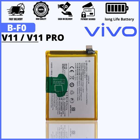 Vivo V11 Pro Battery Model B F0 Original Equipment Manufacturer Presyo ₱469