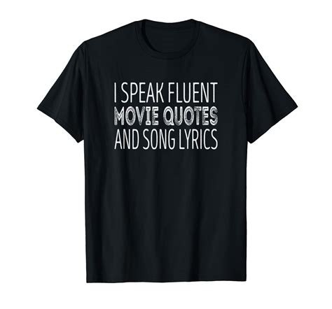 HZNY I Speak Fluent Movie Quotes And Song Lyricstees Premium Tee Shirt