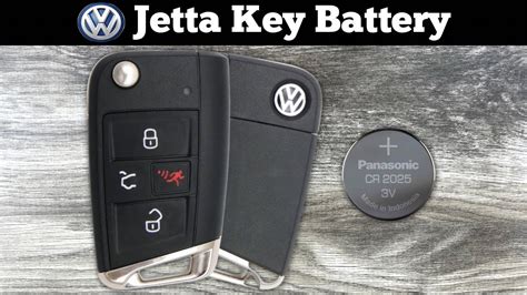 2018 2020 Volkswagen Jetta Key Fob Battery Replacement Change