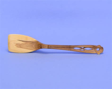 Unique Wooden Cooking Spatula Made By Hand The Bend Of The Etsy