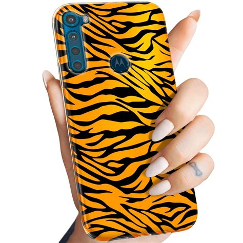 ETUI DO MOTOROLA ONE FUSION PLUS WZORY TYGRYS TYGRYESK TIGER OBUDOWA