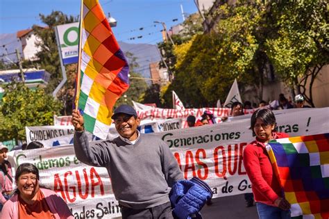 Jujuy Marcha De Comunidades Ind Genas De Salinas Grandes Y Guayatayoc