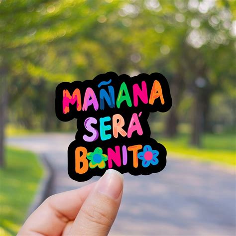 Maana Ser Bonito Sticker Karol G Maana Ser Bonito Vinyl Sticker