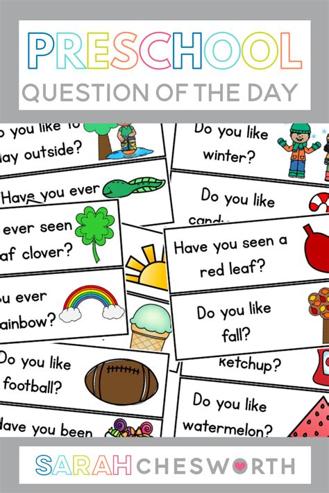 Preschool Question Of The Day Preschool Lessons Teaching Preschool