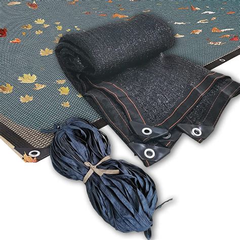 Amazon Gojlex X Ft Leaf Net Pool Cover With Rope Rectangle