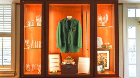 An Interior View Of The Champions Locker Room At Augusta National Golf