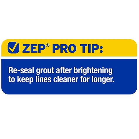 Zep Deep Cleaning Bathroom Grout Cleaner And Brightener 32 Oz For Tiles