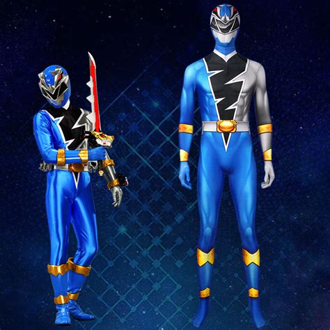 Power Rangers Blue Ranger Costume Kishiryu Sentai Ryusoulger Solider J Accosplay