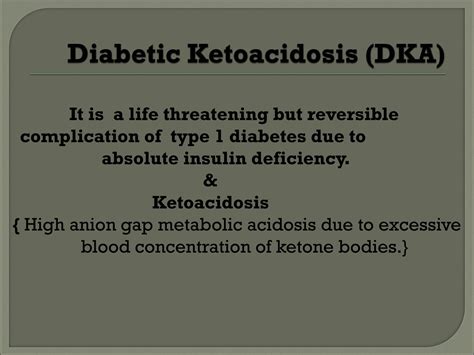 Solution Diabetic Ketoacidoses And Hyperosmolar Hyperglycemic Syndrome