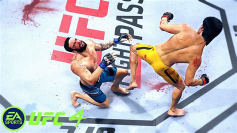 Ufc4 Bruce Lee Vs Jimmie Rivera Ea Sports Ufc 4 Epic Fight Youtube