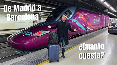 Cuanto cuesta VIAJAR por TREN en ESPAÑA Desde Madrid a Barcelona