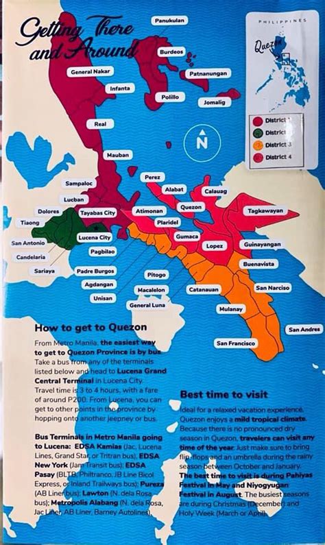 Quezon Province Map By Metro Reina International