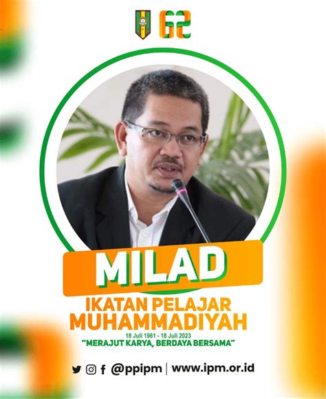 Farid Wajdi On Twitter Selamat Milad PPIPM Ke 62 18 Juli 1961 18