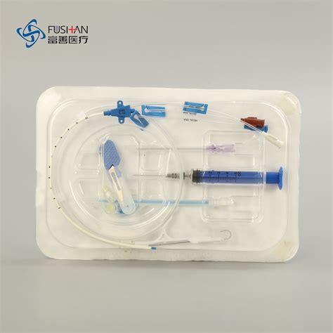 Fushan Medical Central Venous Placement Catheter CVC Kit Sizes Single