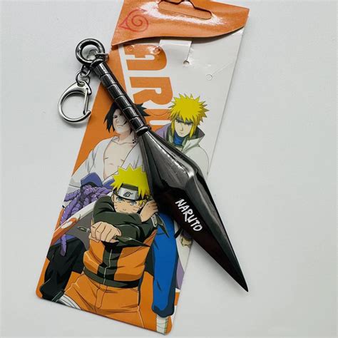 Naruto Cartoon Kunai Anime Alloy Weapon Keychain