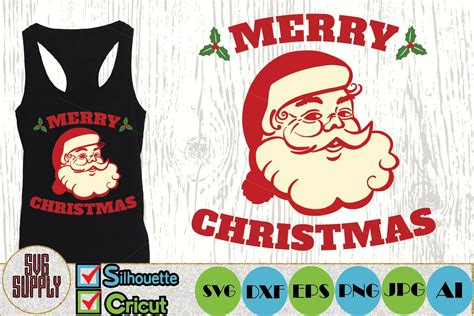 Santa Claus SVG Cut File 136952 Cut Files Design Bundles