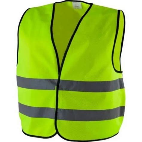 Without Sleeves Polyester Reflective Safety Jackets For Construction Size Medium At ₹ 100 In