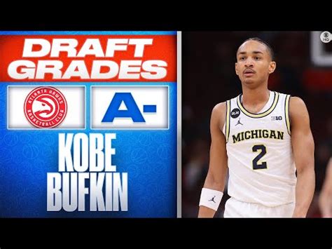 Kobe Bufkin Selected No Overall By Atlanta Hawks Nba Draft