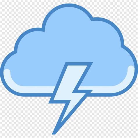 Computer Icons Thunderstorm Storm Blue Text Png PNGEgg