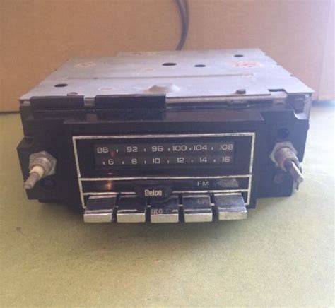 Buy Vintage Oldsmobile Delco GM AM FM Car Radio 9343343 In Richmond