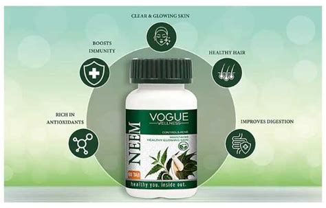 Vogue Wellness Neem Tablet Uses Price Dosage Side Effects