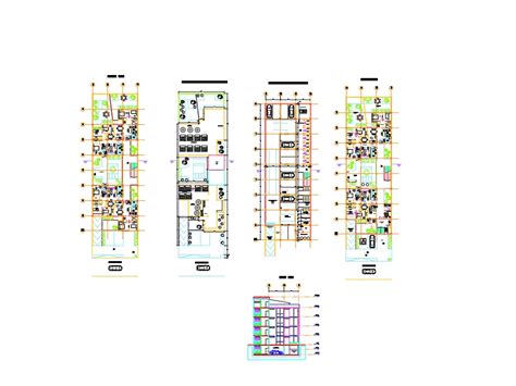 Conjunto De Departamentos En Autocad Descargar Cad Gratis Kb