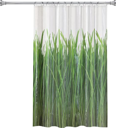 Splash Home Grass Peva 5g Premium Plastic Shower Liner