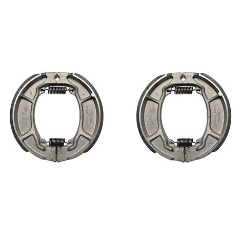 NIKAVI Motorcycle Front Rear Combo Brake Shoe Set Compatible For