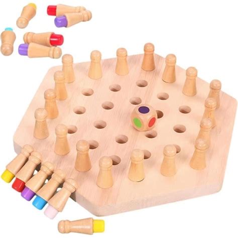 Jeu De Mémoire En Bois Jeu D Échecs Memory Match Stick Jeux De