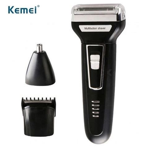 Máquina Barbear Shaver Kemei 3 Em 1 Novo Modelo Km 6558 no Shoptime