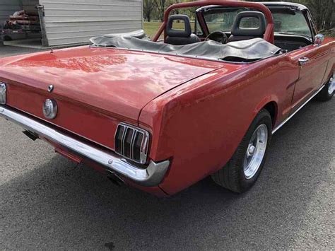 1965 Ford Mustang Convertible Red Rwd Manual Classic Ford Mustang