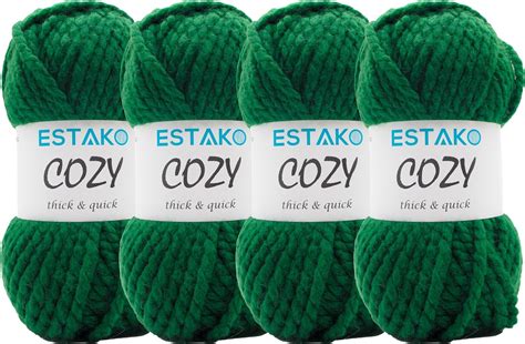 Amazon Estako Cozy Thick Quick Yarn Wool Acrylic Soft