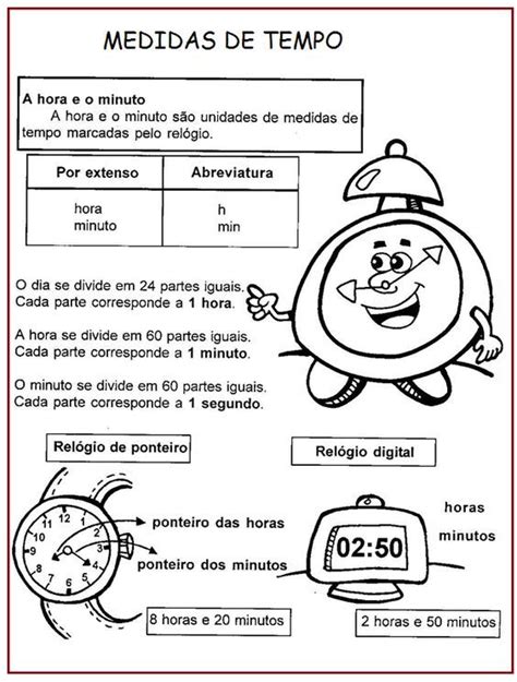Como Ensinar Horas Para 2 Ano - Horas 2 ano