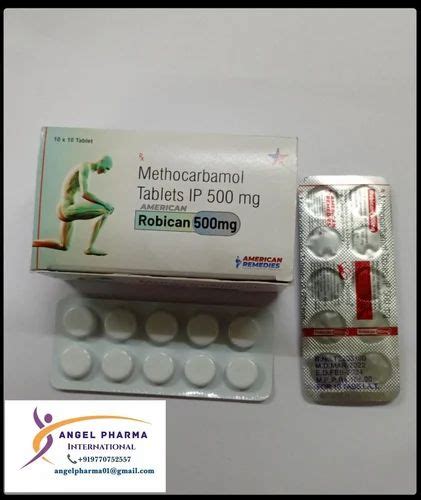 Methocarbamol Tablets 500 Mg 10 10 At Rs 150 Box In Nagpur Id 2850234251062