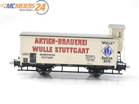 Märklin H0 4678 Güterwagen Aktien Brauerei Wulle Stuttgart