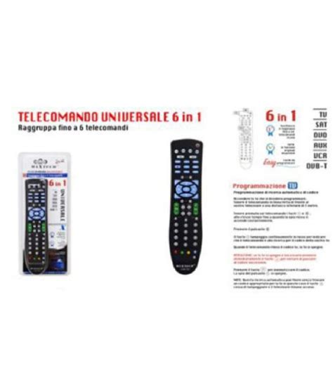 TELECOMANDO UNIVERSALE RICERCA AUTOMATICA DEI CODICI TV LCD LED PLASMA