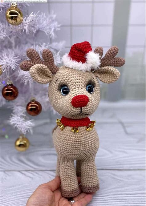 Patron de Reno PDF Amigurumi navideño Patrones amigurumis