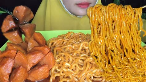 NIKMAT ASMR SPICY FIRE NOODLES BAKSO URAT MEKAR PEDAS ASMR