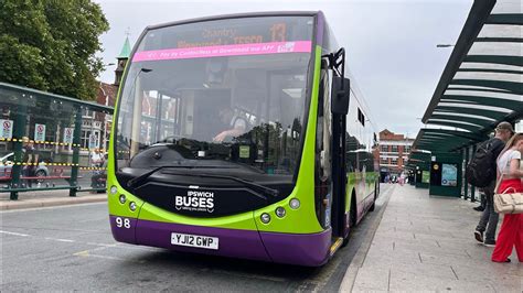 Hold Gears Kickdown Ipswich Buses Optare Tempo X1200 SR 98 YJ12 GWP