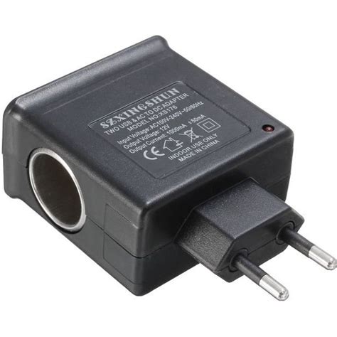 Prise Voiture Ac V Dc V Usb Allume Cigare Chargeur Adaptateur