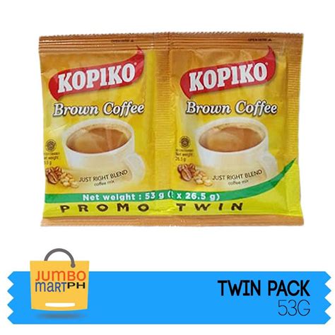 KOPIKO BROWN COFFEE TWIN PACK 53G Shopee Philippines