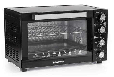 Электрическая печь 48 л с конвекцией грилем Hölmer HEO-248C 1700Вт 4 ...