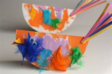 Paper Plate Bird Craft for Kids - Easy and SO Cute!