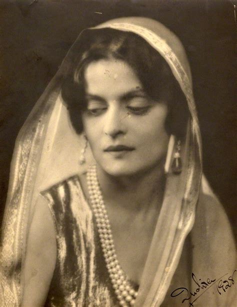 Princess Indira Raje Of Baroda Who Later Became Maharani Indira Devi Of