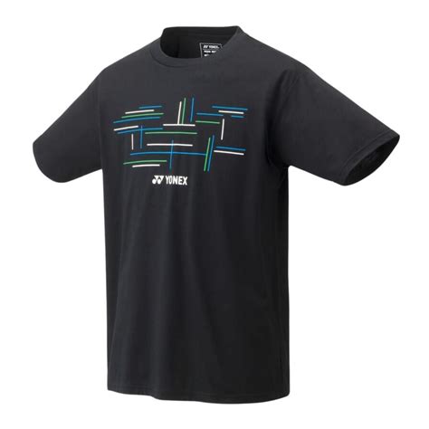 Yonex T Shirt Ex Black Badminton Shop De Kaufen