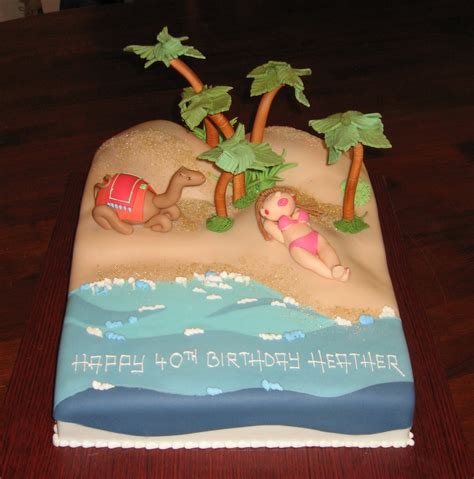 Beach Themed Birthday Cake Beach Themed Birthday Cake Ideas Beach